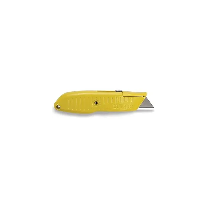 Lutz #82 Imprinted Yellow Easy-To-Use Utility Knife