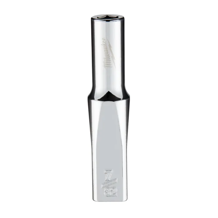 Milwaukee 1/4" Drive 7/32" SAE Deep Socket with FOUR FLAT™ Sides