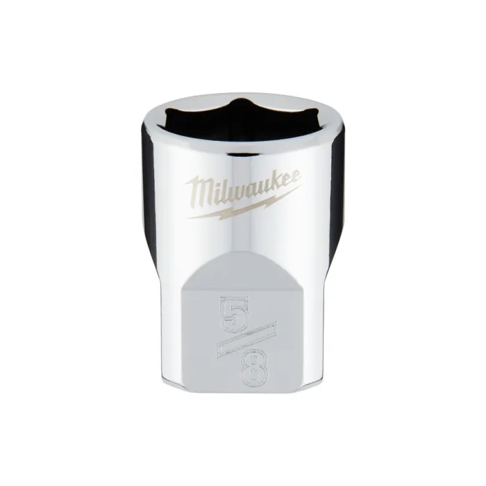 Milwaukee 3/8" Drive 5/8" SAE Socket with FOUR FLAT™ Sides