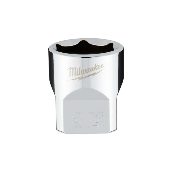 Milwaukee 3/8" Drive 3/4" SAE Socket with FOUR FLAT™ Sides