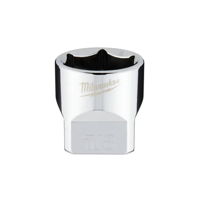 Milwaukee 3/8" Drive 7/8" SAE Socket with FOUR FLAT™ Sides