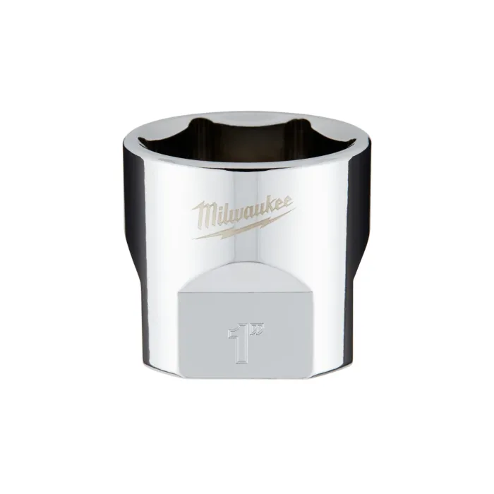 Milwaukee 3/8" Drive 1" SAE Socket with FOUR FLAT™ Sides