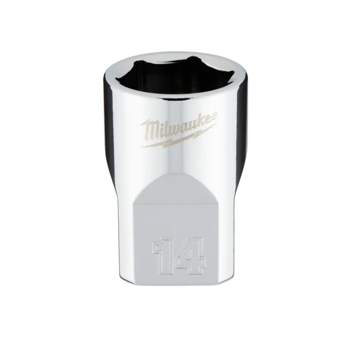 Milwaukee 3/8" Drive 14mm Metric Socket with FOUR FLAT™ Sides