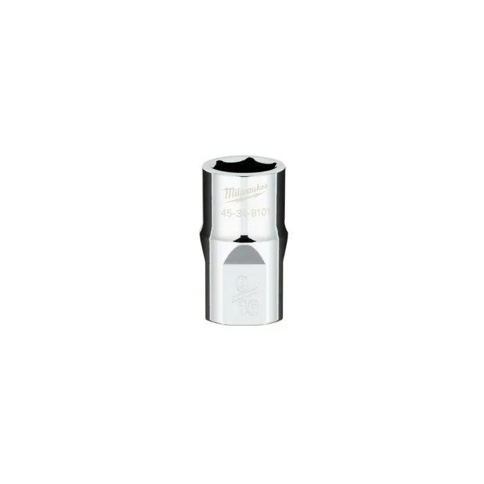 Milwaukee 1/2" Drive 9/16" SAE 6-Point Socket with FOUR FLAT™ Sides