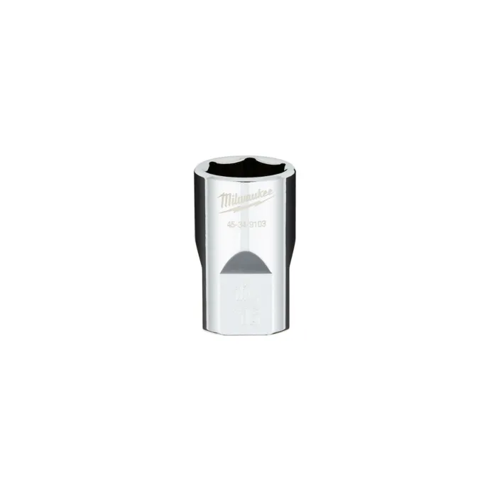 Milwaukee 1/2" Drive 11/16" SAE 6-Point Socket with FOUR FLAT™ Sides