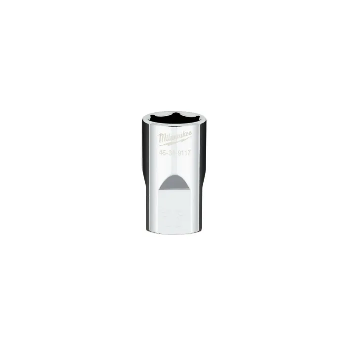 Milwaukee 1/2" Drive 16MM Metric 6-Point Socket with FOUR FLAT™ Sides