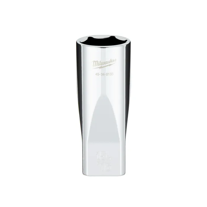Milwaukee 1/2" Drive 15/16" SAE 6-Point Deep Socket with FOUR FLAT™ Sides
