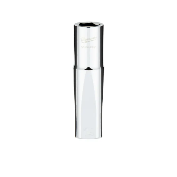 Milwaukee 1/2" Drive 14MM Metric 6-Point Deep Socket with FOUR FLAT™ Sides
