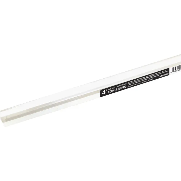 Trimaco 5/8 In. x 4 Ft. Self-Adhesive Clear Corner Guard