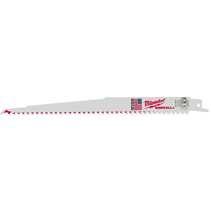Milwaukee 9" 5 TPI SAWZALL® Blade for Wood with Nails (5 PK)