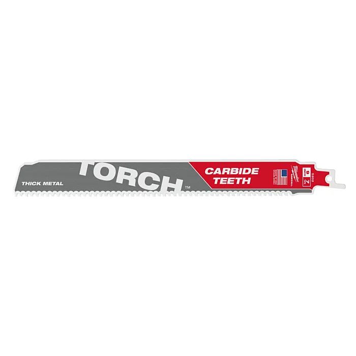 Milwaukee 9" 8 TPI TORCH™ with Carbide Teeth SAWZALL® Blade (1 PK)