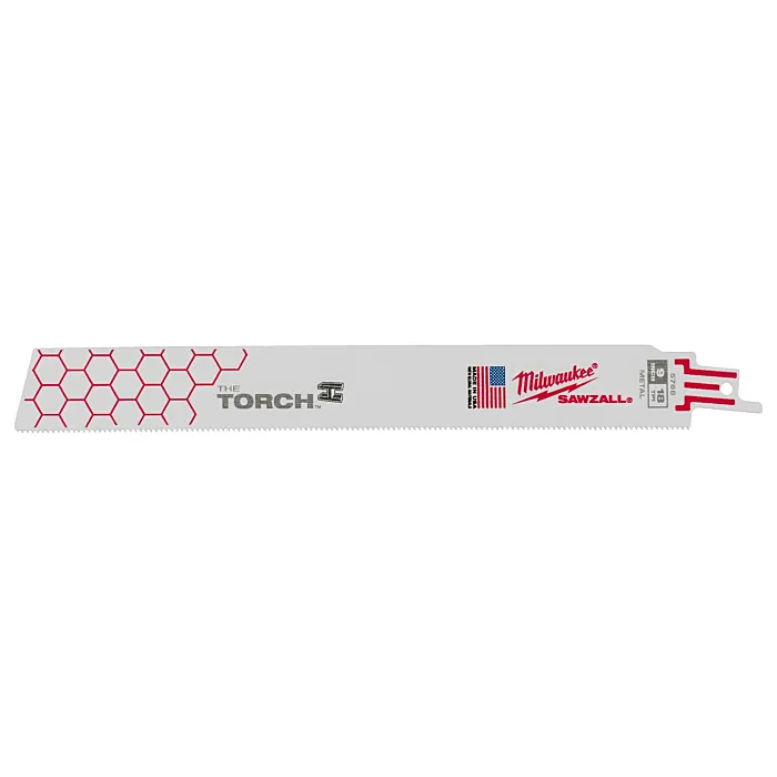 Milwaukee 9" 18 TPI TORCH™ SAWZALL® Blade for Medium Metal (5 PK)