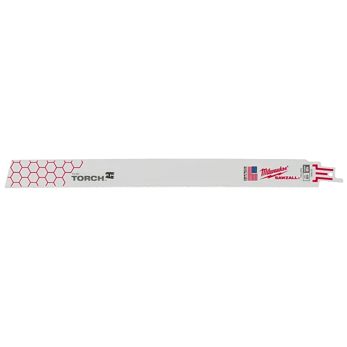 Milwaukee 12" 18 TPI TORCH™ SAWZALL® Blade for Medium Metal (5 PK)