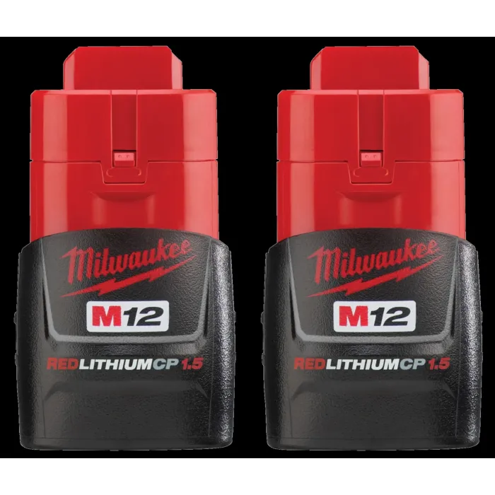 Milwaukee M12™ REDLITHIUM™ Compact Battery Two Pack