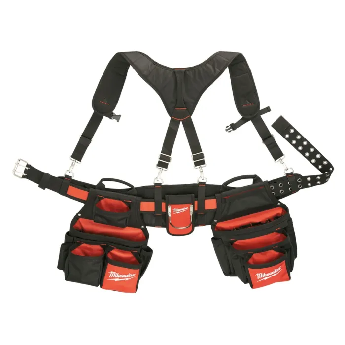 Milwaukee Contractor Work Belt w/ Suspension Rig