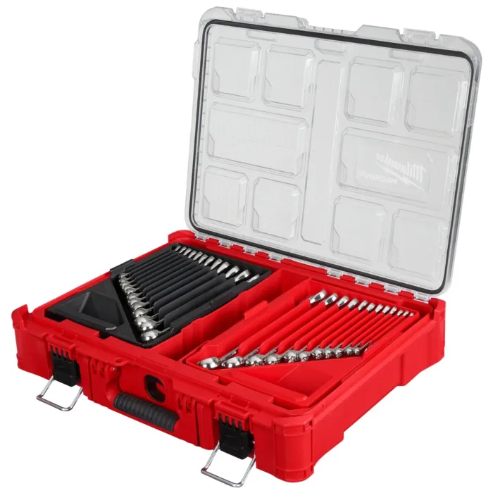 Milwaukee 30pc Metric & SAE Combination Wrench Set with PACKOUT™ Organizer