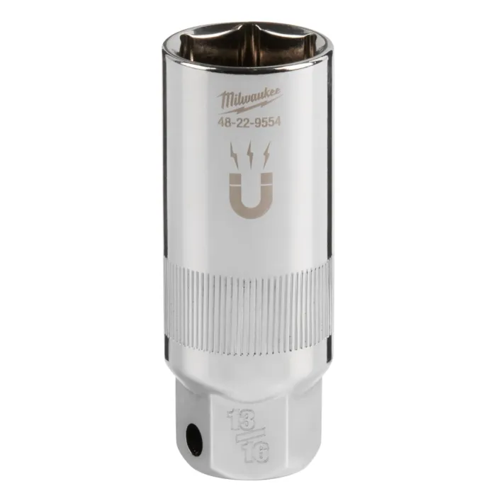 Milwaukee 3/8" Drive 13/16" Magnetic Spark Plug Socket