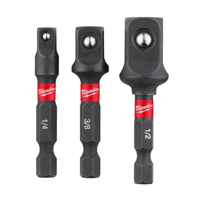 Milwaukee SHOCKWAVE™ Impact Duty Hex Shank Socket Adapter Set