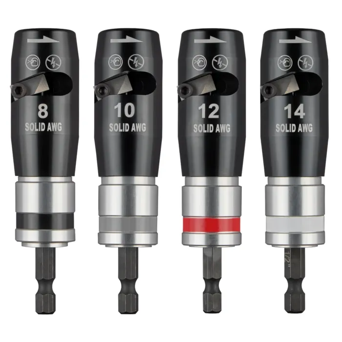 Milwaukee Solid Wire Stripper Set (4pc)