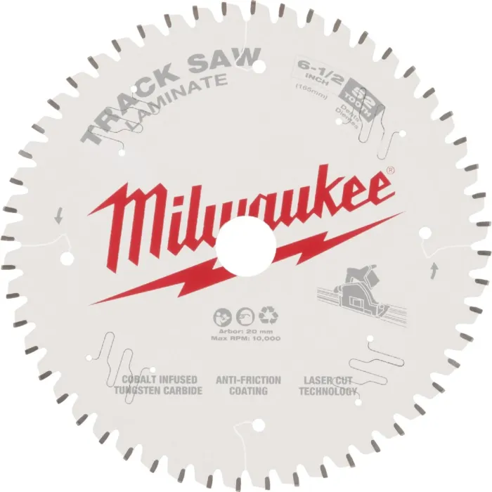 Milwaukee 52T Laminate Track Saw Blade - 6-1/2 in.