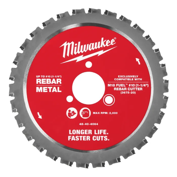 Milwaukee Rebar Cutting Blade #10 (1-1/4 in.) 10pk