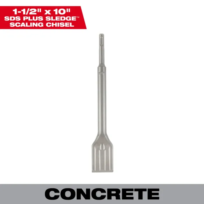 Milwaukee SDS Plus SLEDGE™ 1-1/2" Scaling Chisel