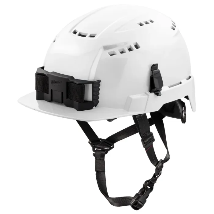 Milwaukee BOLT™ White Front Brim Vented Safety Helmet (USA) - Type 2, Class C