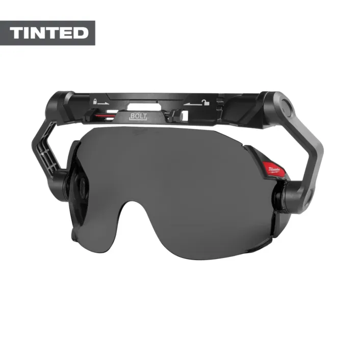 Milwaukee BOLT™ Eye Visor - Tinted Dual Coat Lens (Compatible with Milwaukee® Safety Helmets & Hard Hats)