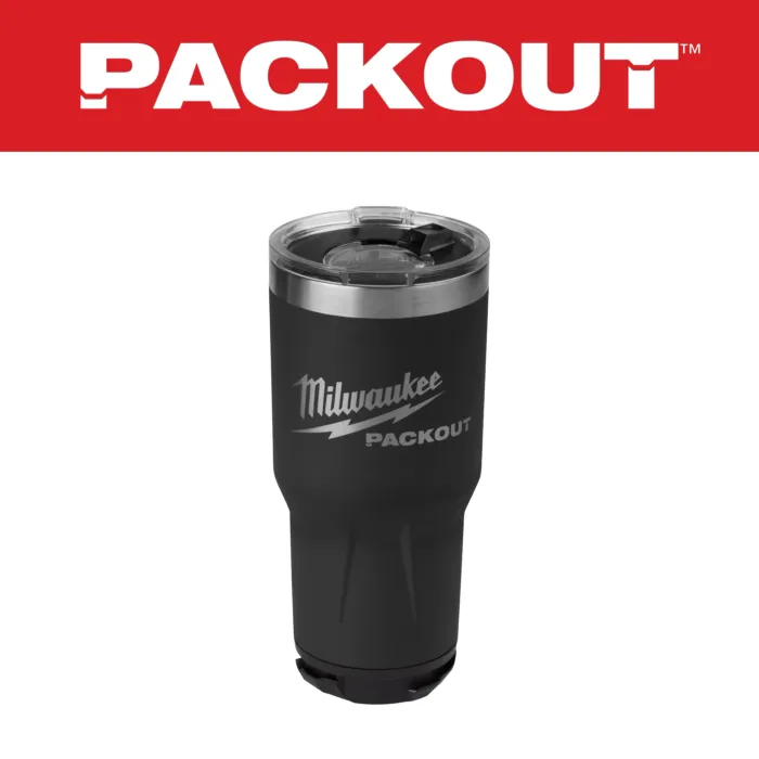 Milwaukee PACKOUT Tumbler (Black) 30 oz