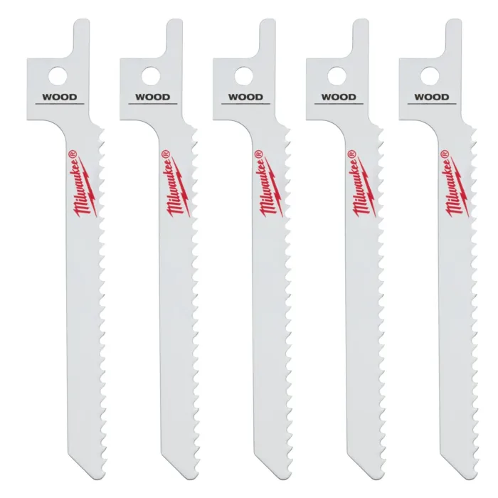 Milwaukee 3-1/2" 10 TPI SAWZALL® Blade for Wood Scroll (5 PK)