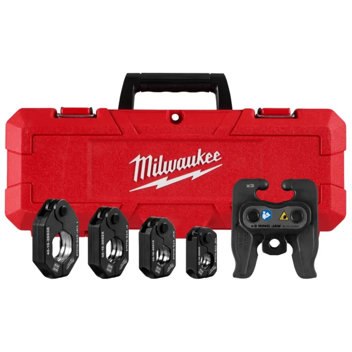 Milwaukee 1/2" - 1-1/4" CTS-V Pivoting Press Ring Kit for M12™ FORCE LOGIC™ Press Tool