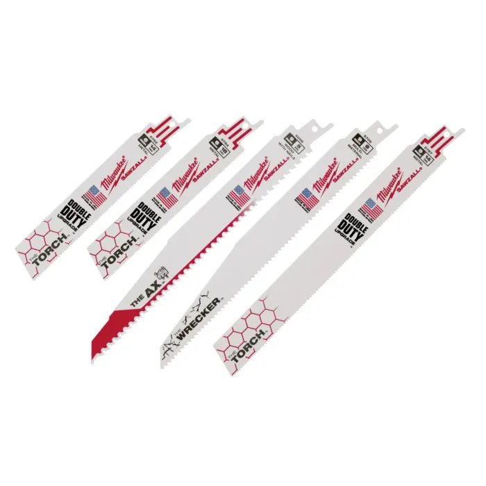 Milwaukee Demolition SAWZALL Blade Set (5pc)