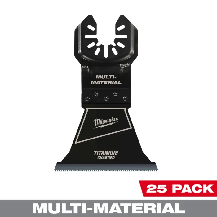 Milwaukee 2-1/2” Bi-Metal Multi-Material Universal Fit Oscillating Multi-Tool Blade (25 PK)