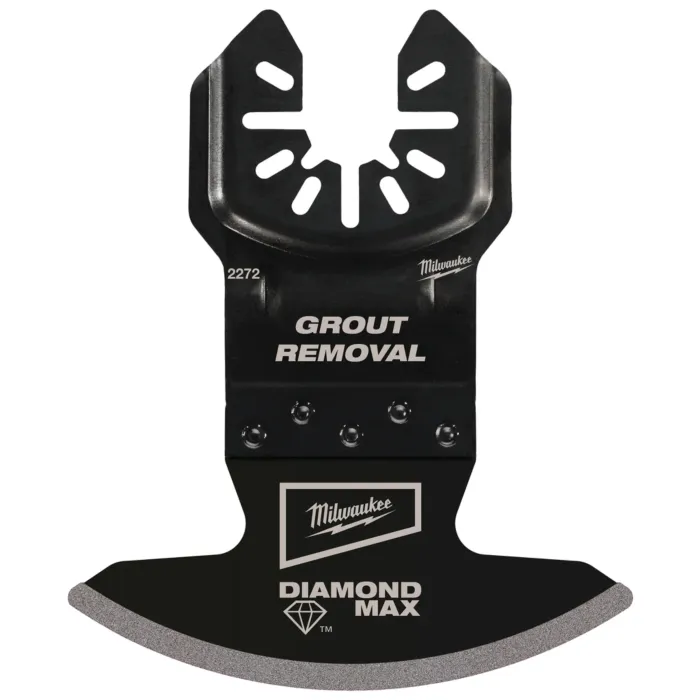 Milwaukee DIAMOND MAX™ Diamond Grit Grout Removal Universal Fit Oscillating Multi-Tool Blade (1 PK)
