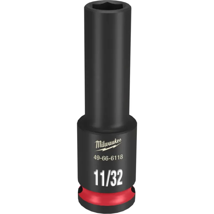 Milwaukee SHOCKWAVE™ Impact Duty 3/8" Drive 11/32" Deep 6 Point Socket