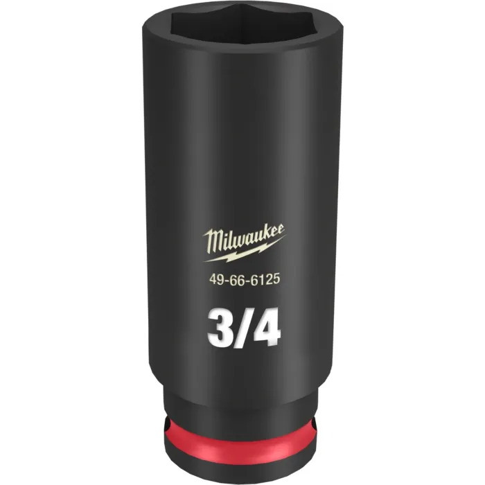 Milwaukee SHOCKWAVE™ Impact Duty 3/8" Drive 3/4" Deep 6 Point Socket