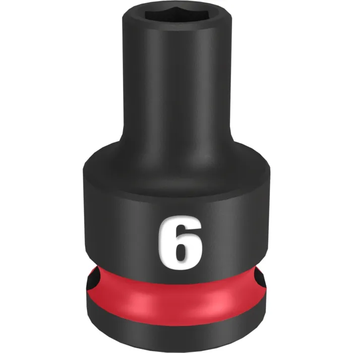Milwaukee SHOCKWAVE™ Impact Duty 3/8" Drive 6MM Standard 6 Point Socket