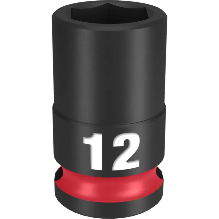 Milwaukee SHOCKWAVE™ Impact Duty 3/8" Drive 12MM Standard 6 Point Socket