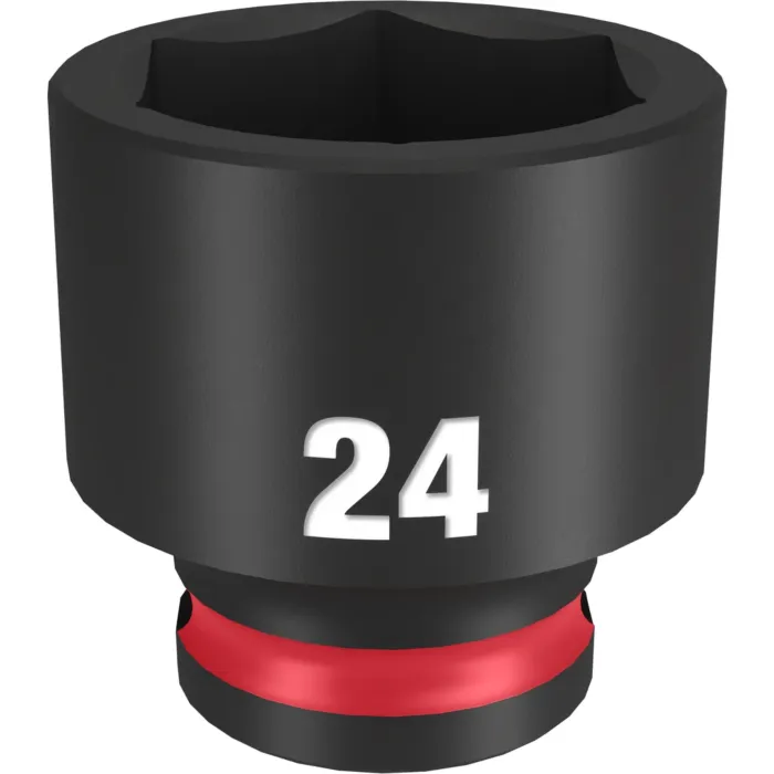 Milwaukee SHOCKWAVE™ Impact Duty 3/8" Drive 24MM Standard 6 Point Socket