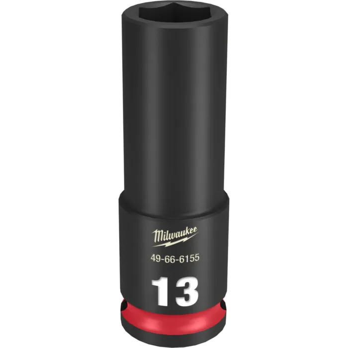Milwaukee SHOCKWAVE™ Impact Duty 3/8" Drive 13MM Deep 6 Point Socket