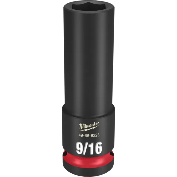 Milwaukee SHOCKWAVE™ Impact Duty 1/2" Drive 9/16" Deep 6 Point Socket