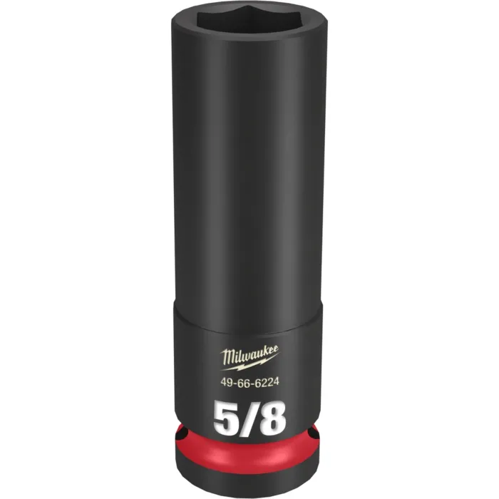 Milwaukee SHOCKWAVE™ Impact Duty 1/2" Drive 5/8" Deep 6 Point Socket