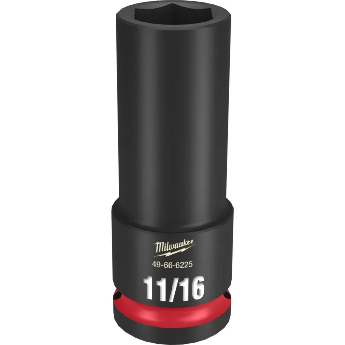 Milwaukee SHOCKWAVE™ Impact Duty 1/2" Drive 11/16" Deep 6 Point Socket
