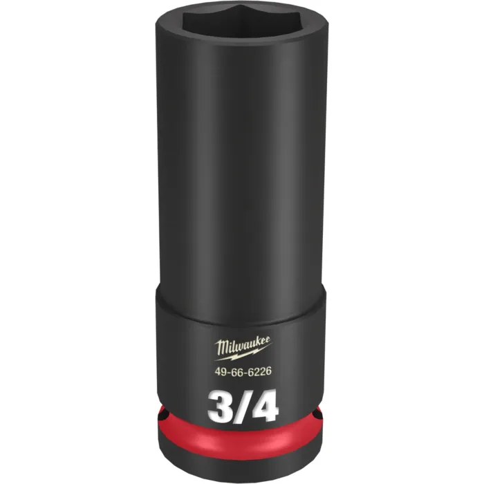 Milwaukee SHOCKWAVE™ Impact Duty 1/2" Drive 3/4" Deep 6 Point Socket