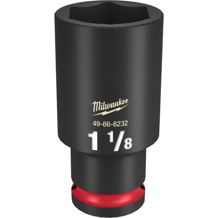 Milwaukee SHOCKWAVE™ Impact Duty 1/2" Drive 1-1/8" Deep 6 Point Socket