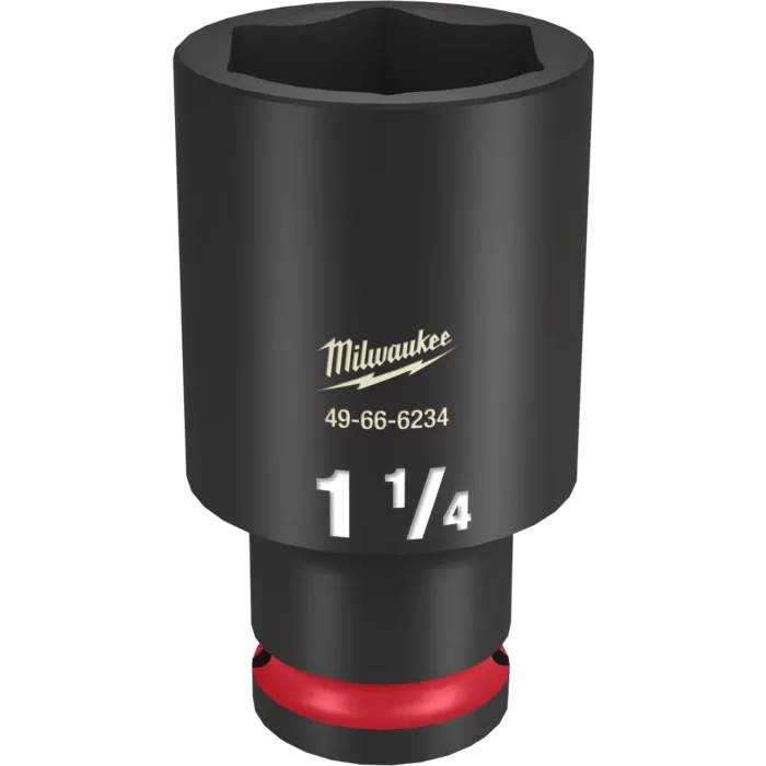 Milwaukee SHOCKWAVE™ Impact Duty 1/2" Drive 1-1/4" Deep 6 Point Socket