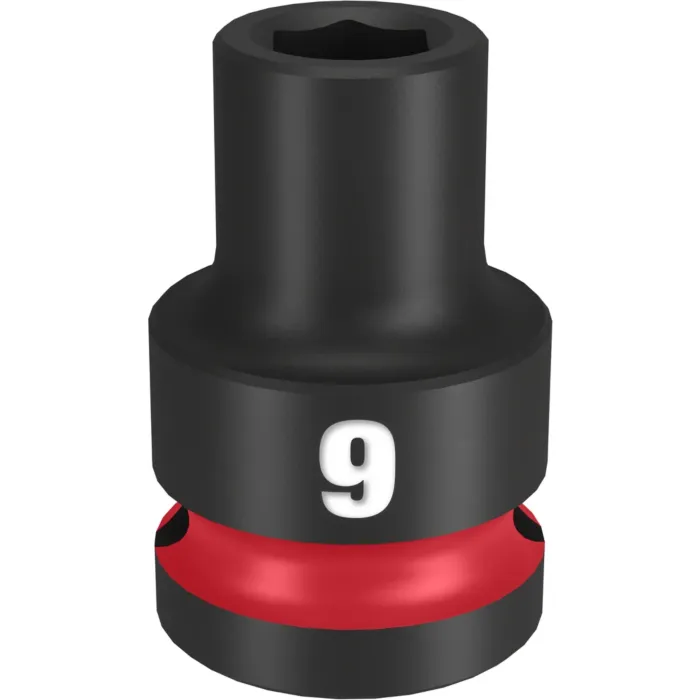 Milwaukee SHOCKWAVE™ Impact Duty 1/2" Drive 9MM Standard 6 Point Socket
