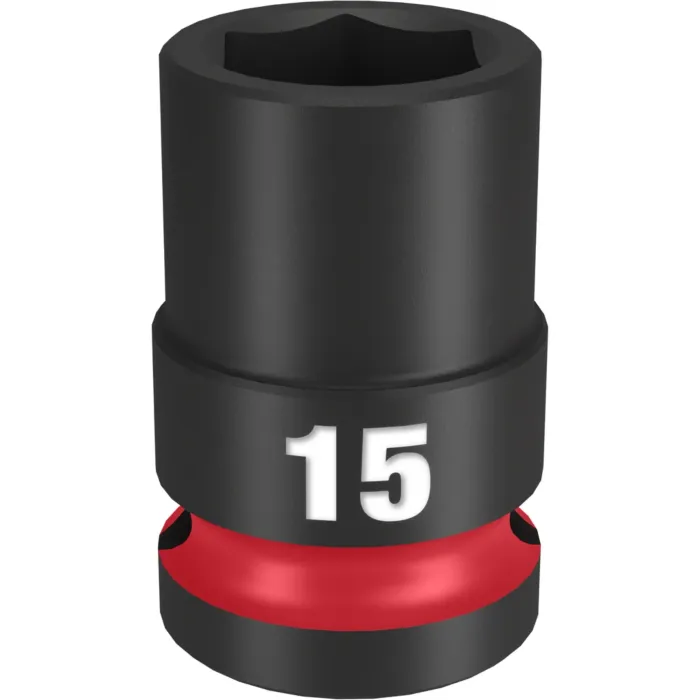 Milwaukee SHOCKWAVE™ Impact Duty 1/2" Drive 15MM Standard 6 Point Socket