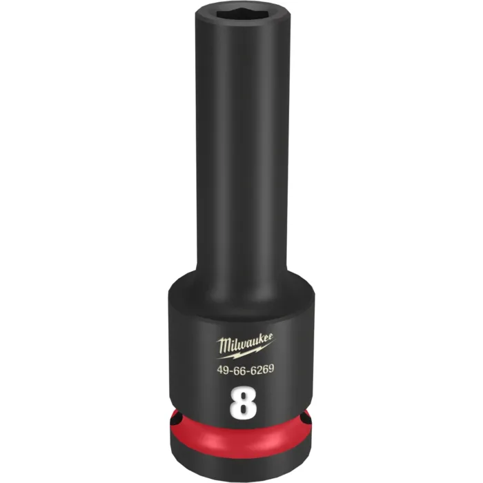 Milwaukee SHOCKWAVE™ Impact Duty 1/2" Drive 8MM Deep 6 Point Socket
