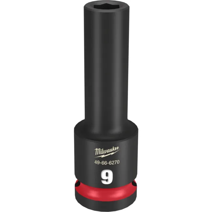 Milwaukee SHOCKWAVE™ Impact Duty 1/2" Drive 9MM Deep 6 Point Socket